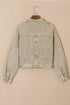 Rivet Studded Pocketed Denim Jacket